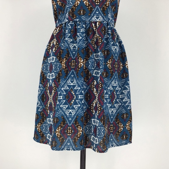 Xhilaration Sleeveless Lattice Back Dress, Medium - Picture 3 of 16